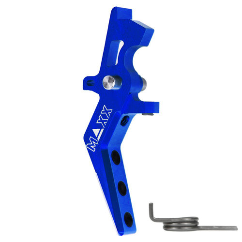 MAXX Model MAXX Model CNC Aluminum Advanced Speed Trigger (Style A) : Blauw