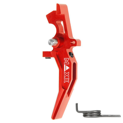 MAXX Model MAXX Model CNC Aluminum Advanced Speed Trigger (Style C) : Rood