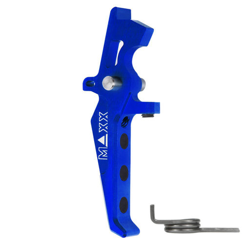 MAXX Model MAXX Model CNC Aluminum Advanced Speed Trigger (Style E) : Blauw