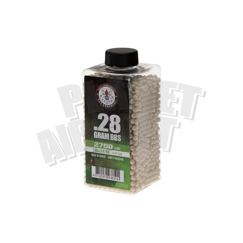 G&G G&G 0.28g Tracer BB 2700rds G&G G&G 0.28g Tracer BB 2700rds