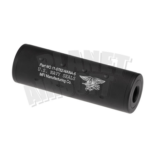 FMA FMA 107mm Navy Seals Silencer CW/CCW : Zwart FMA FMA 107mm Navy Seals Silencer CW/CCW : Zwart