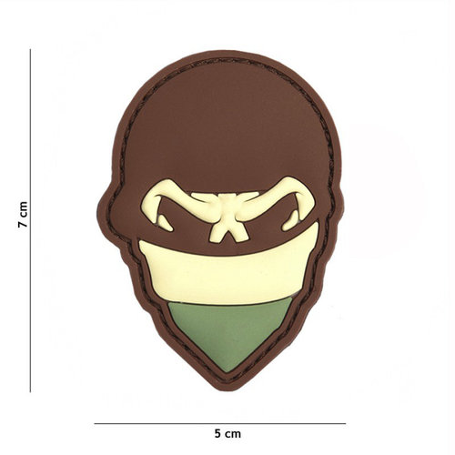 101 Inc. Embleem 3D PVC Polish skull balaclaca multi - 2103 101 Inc. Embleem 3D PVC Polish skull balaclaca multi - 2103