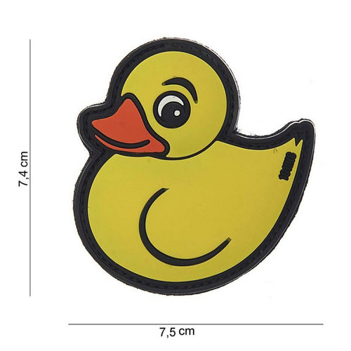 101 Inc. Embleem 3D PVC Rubber Duck geel - 10051 101 Inc. Embleem 3D PVC Rubber Duck geel - 10051
