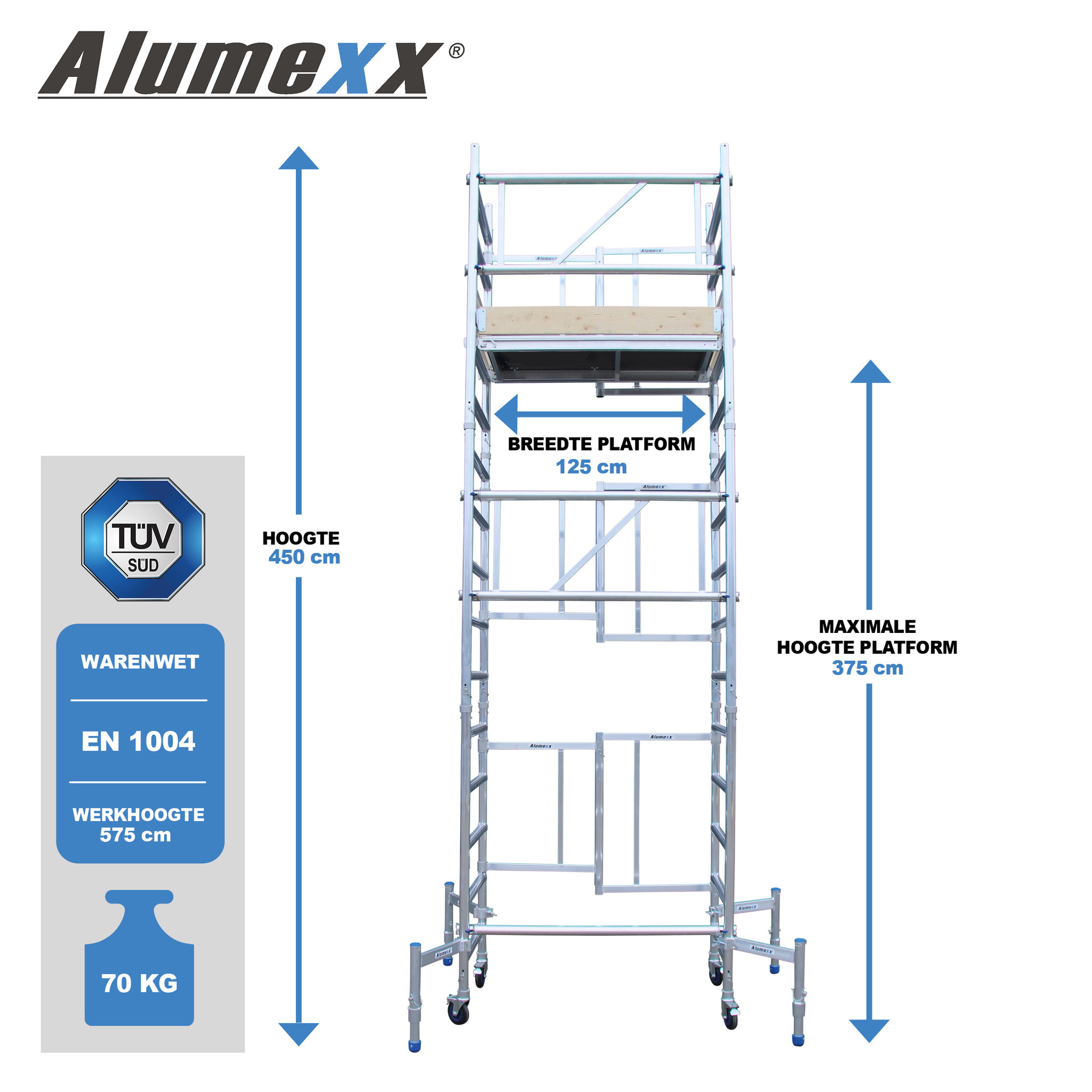 ALX X-up kamersteiger 5,7 meter WH