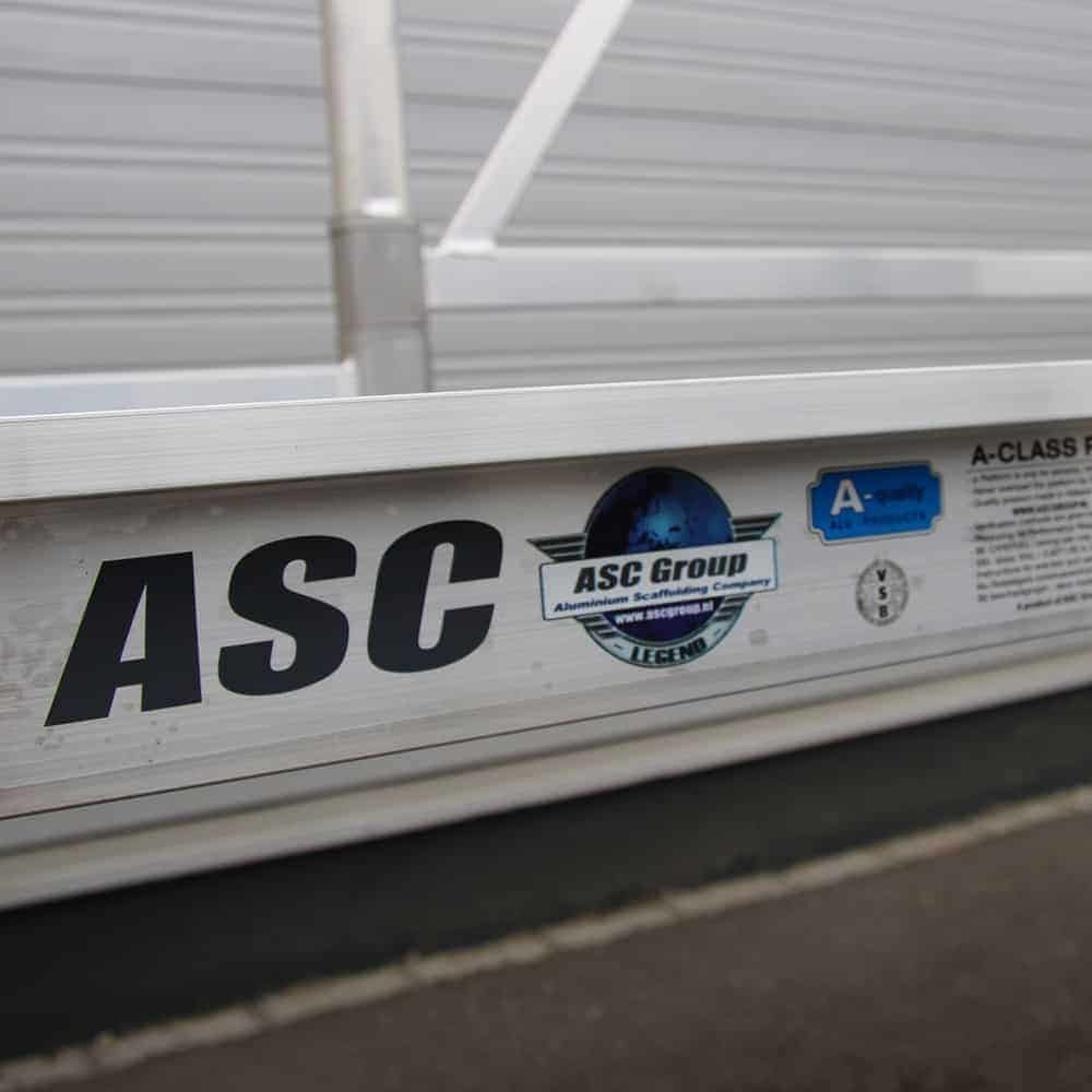 ASC kamersteiger 75 x 190 x 4 meter WH
