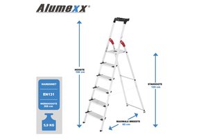 Hailo XXL EasyClix huishoudtrap 6 treeds