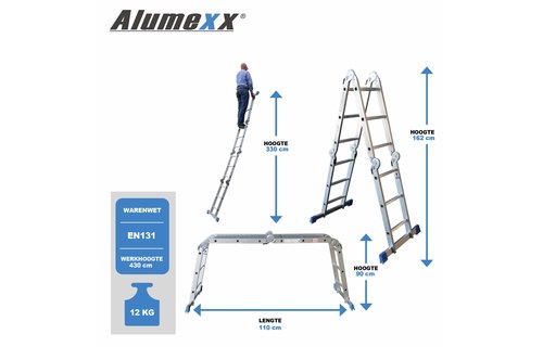 Multi vouwladder