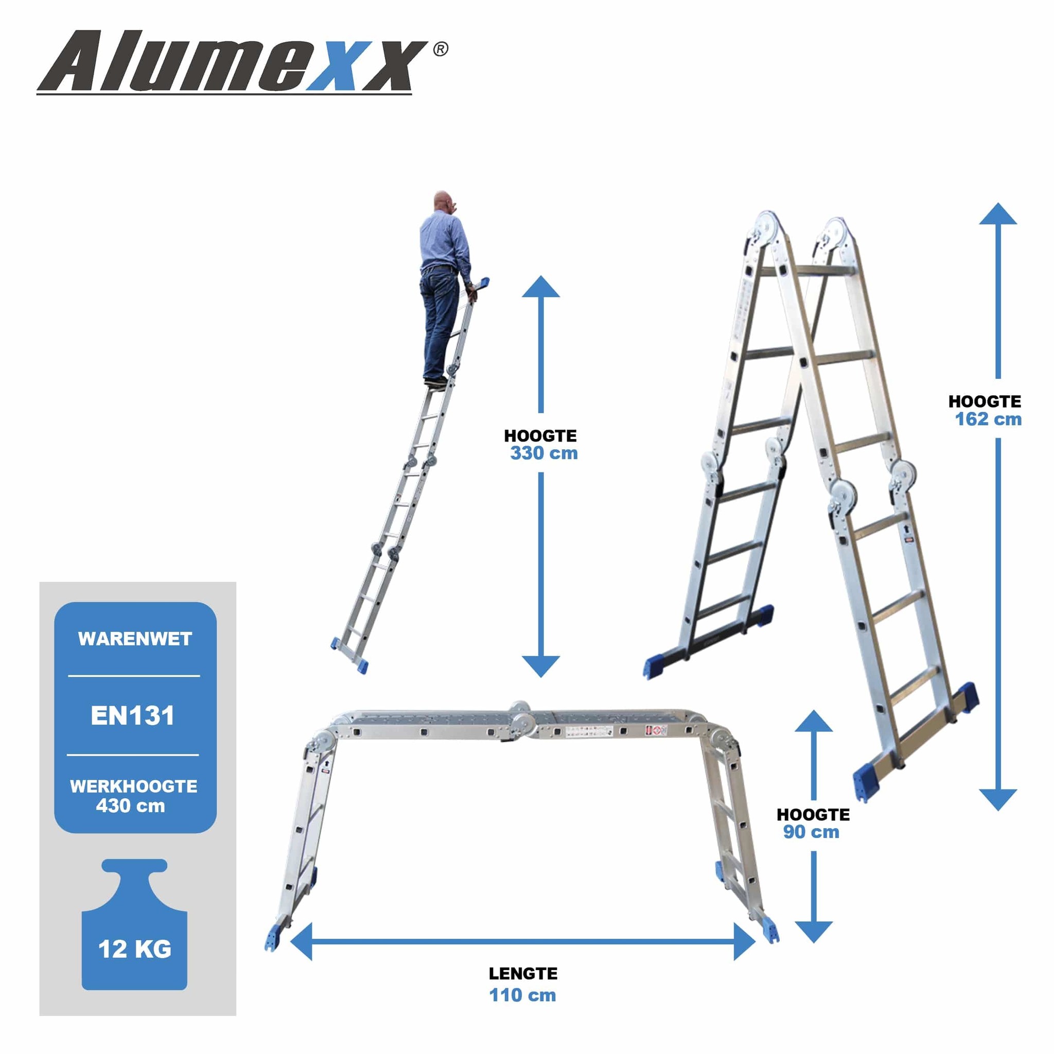 Multi vouwladder