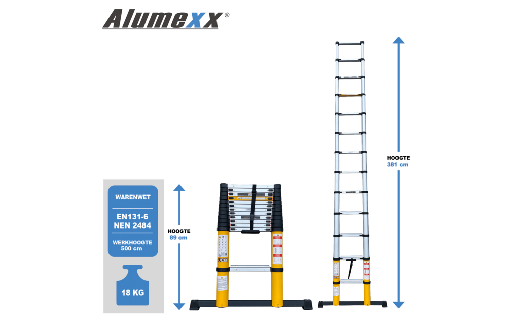 Telesteps Loft Line, Maxi 3,0 m Telescoopladder