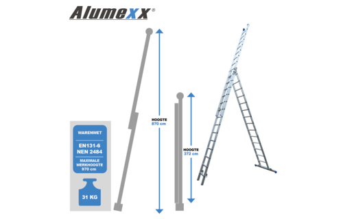 Alumexx ladder 3x6