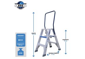 ASC Dubbele trap 3 treeds