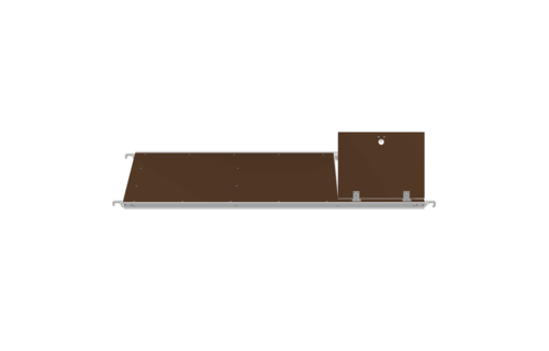 ALX Basic Line Platform met luik 190 cm