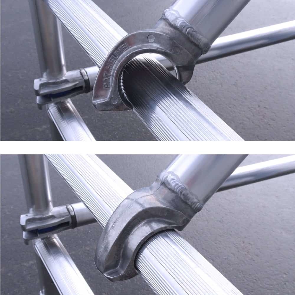 ASC Quicklock horizontaal schoor 250 cm