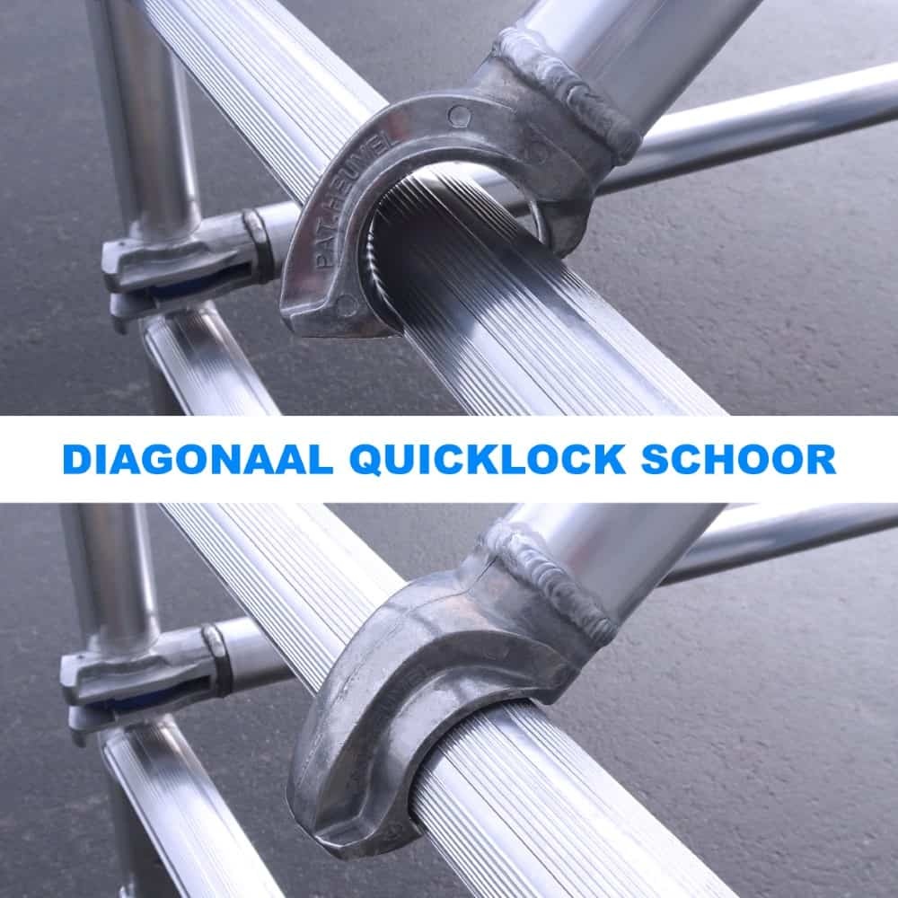ASC Quicklock diagonaal schoor 400 cm