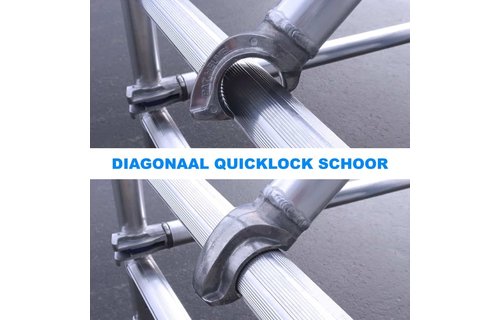 Euro Quicklock diagonaal schoor 300 cm