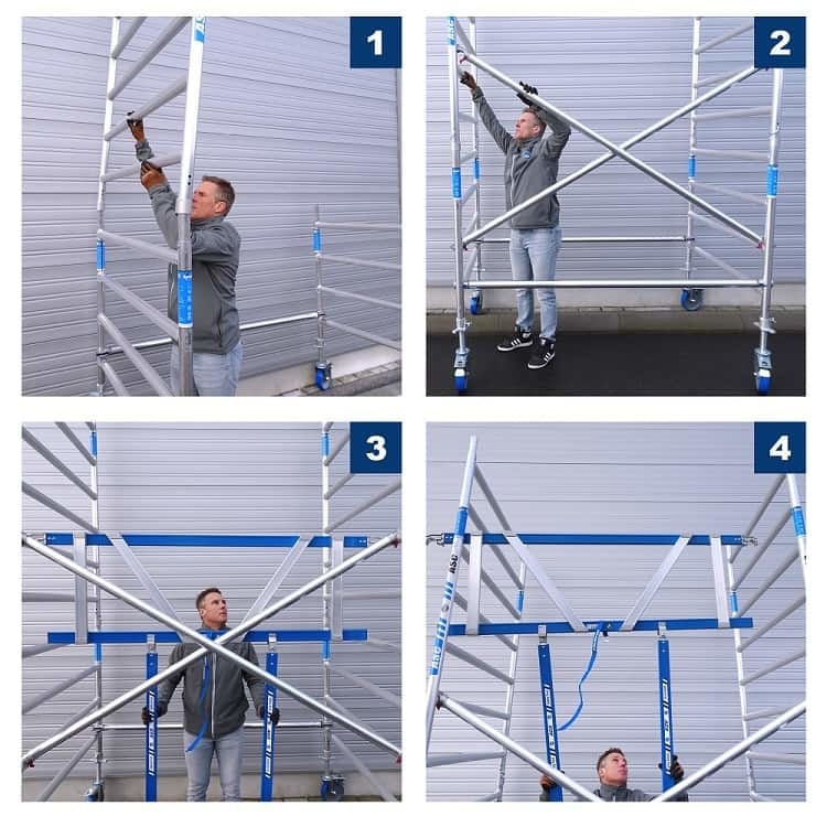 Basic rolsteiger 75 x 250 x 7.2 mtr AGS-LIGHT voorloopleuning