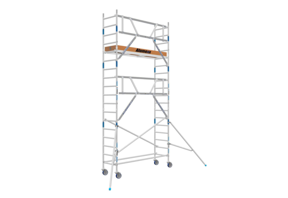 Basic rolsteiger 75 x 190 x  6.2 mtr AGS-LIGHT voorloopleuning
