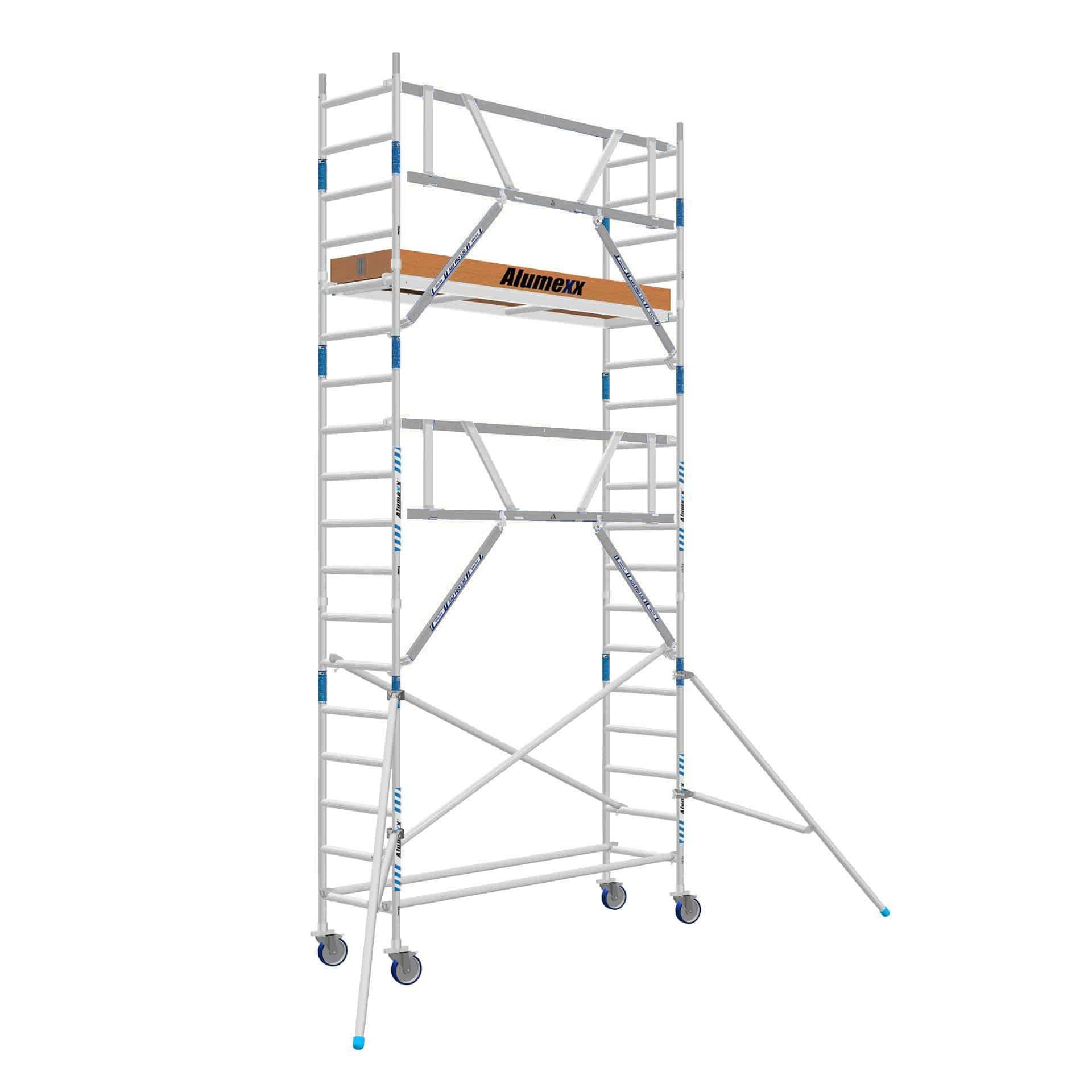 Basic rolsteiger 75 x 190 x 6.2 mtr AGS-LIGHT voorloopleuning