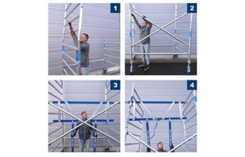 Basic AGS rolsteiger 135 x 190 x 11,2m werkhoogte