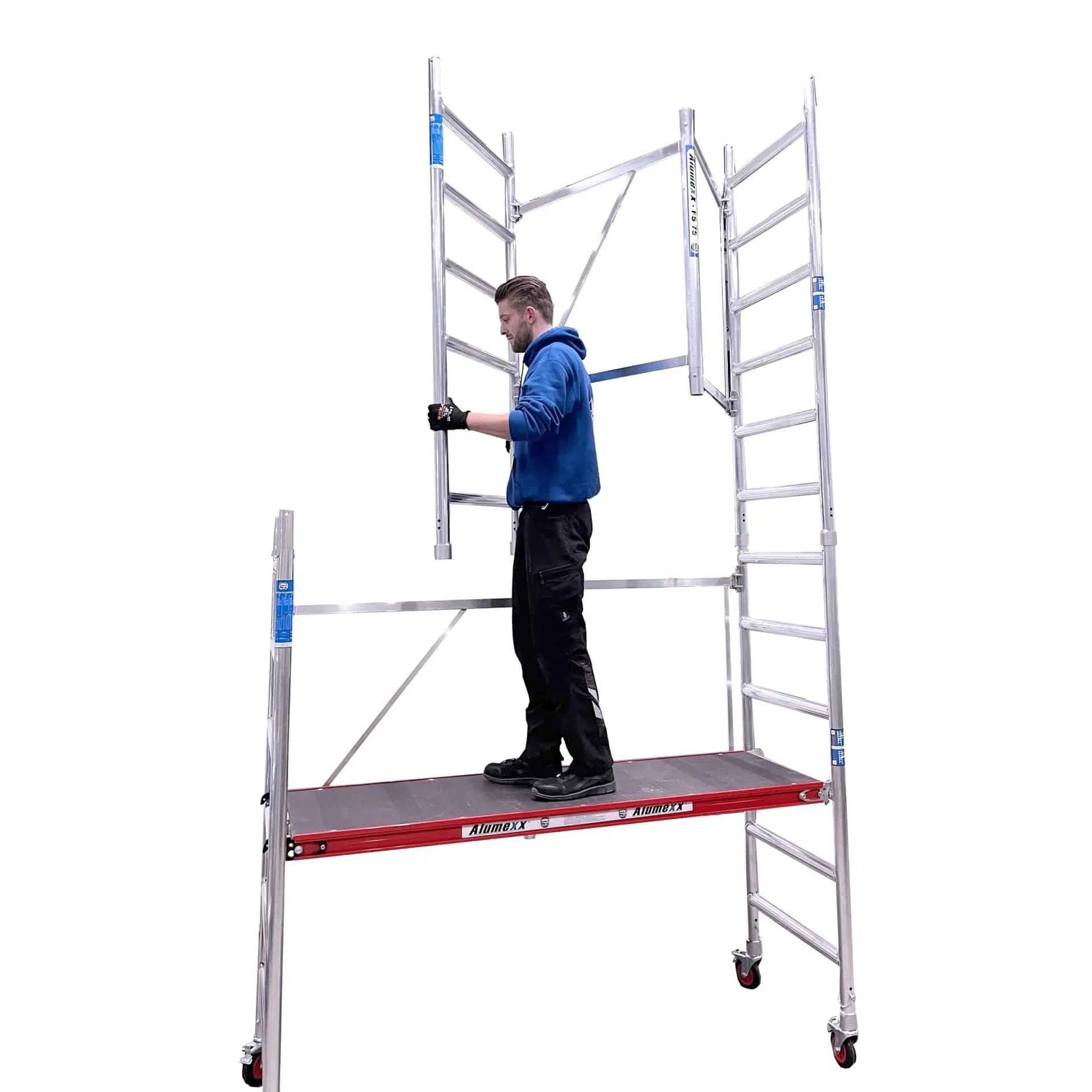 ALX Redline kamersteiger 75 x 190 x 3 mtr WH