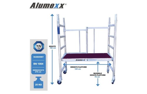 ALX X-up kamersteiger 3 meter WH
