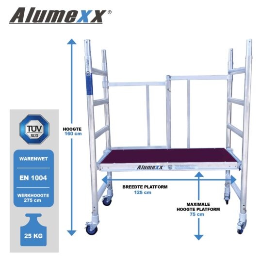 ALX X-up kamersteiger 3 meter WH