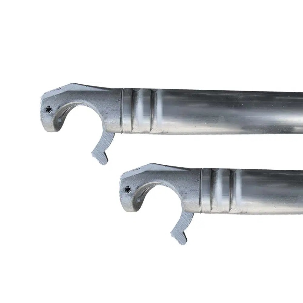 2 x horizontaal voor extra veiligheid 190 cm