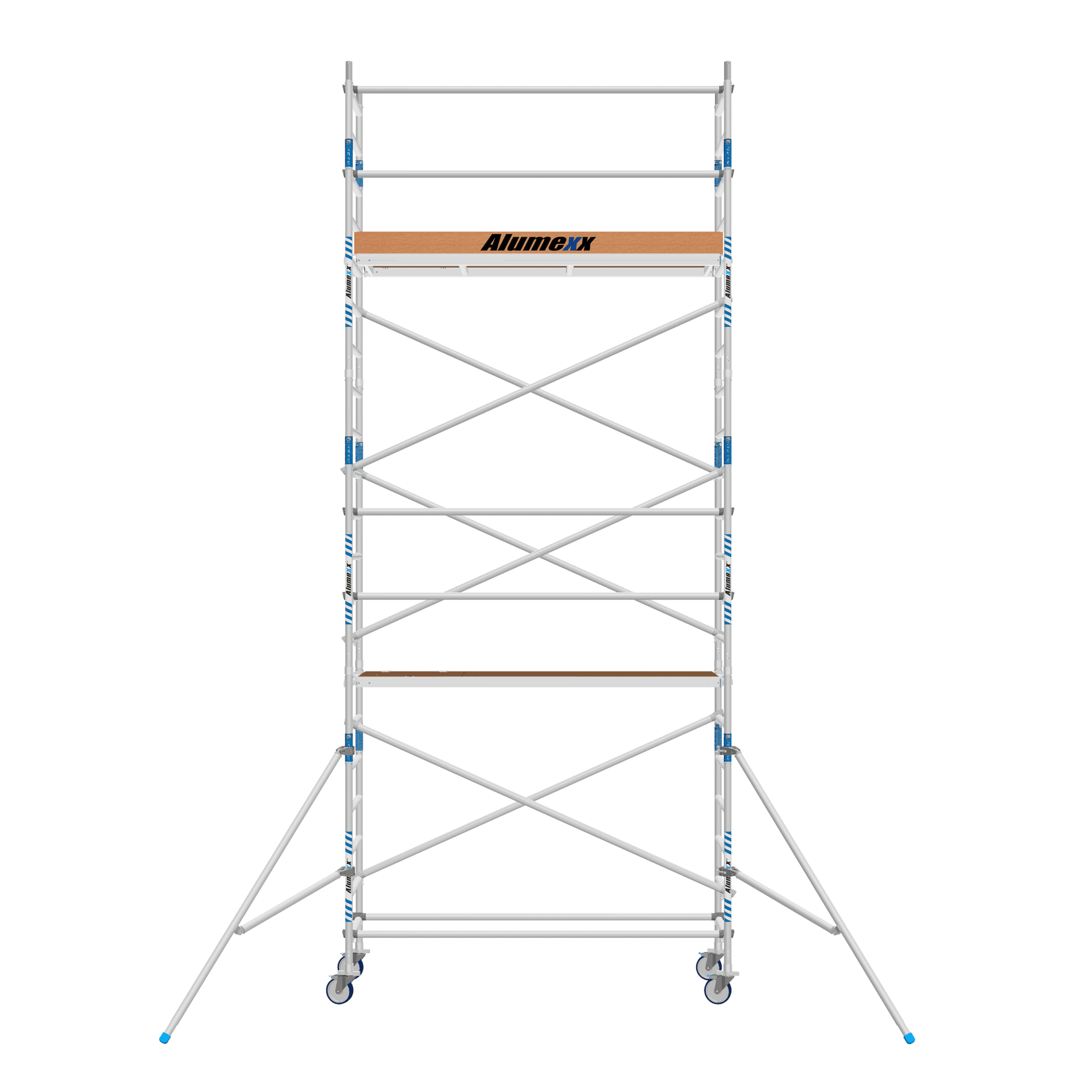 Basic rolsteiger 75 x 250 x 7,2m werkhoogte lichtgewicht platform