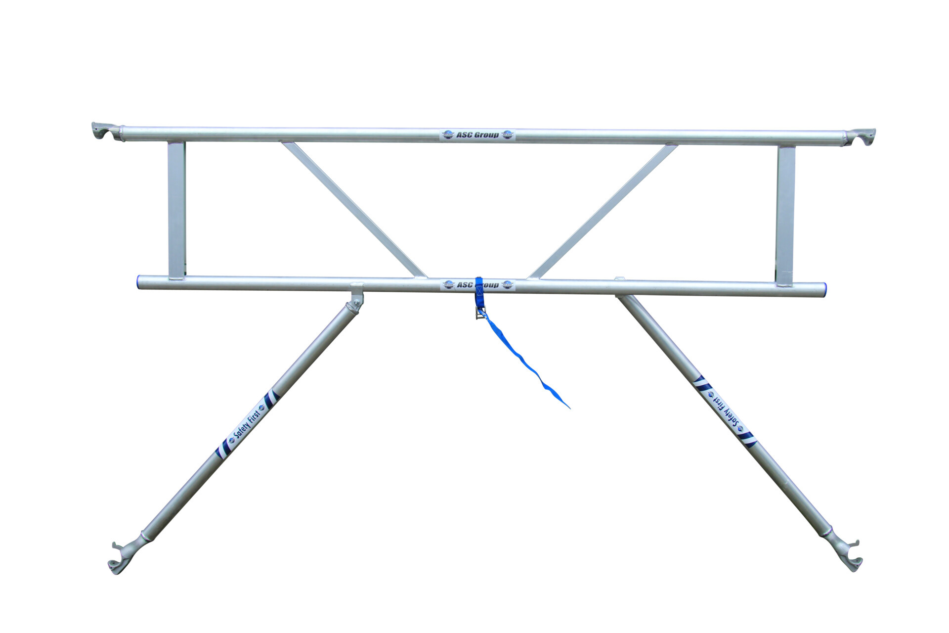 Basic rolsteiger 75 x 190 x 8.2 mtr AGS-LIGHT voorloopleuning  lichtgewicht platform