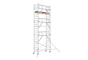 Basic rolsteiger 90 x 190 x 8.2 mtr AGS voorloopleuning  lichtgewicht platform