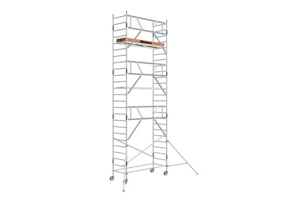 Basic rolsteiger 90 x 250 x 8.2 mtr AGS voorloopleuning  lichtgewicht platform