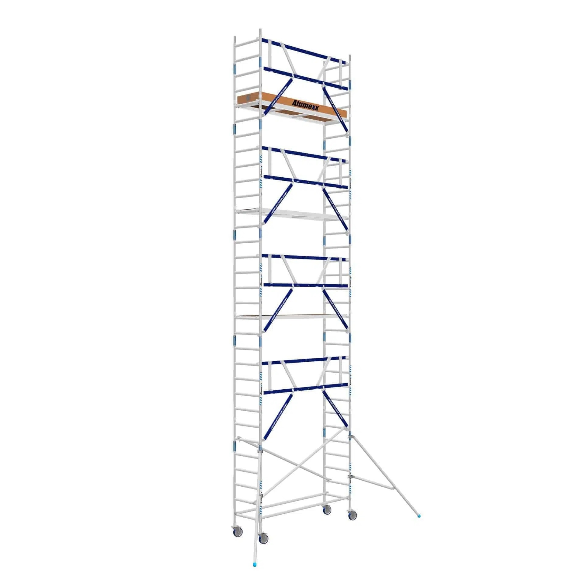 Steigeraanhanger met Basic AGS rolsteiger 75 x 250 x 10,2m wh