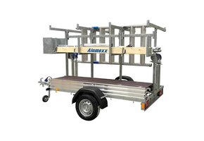 ASC rolsteiger vrijstaand 135 x 300 x 10.2 mtr incl aanhanger