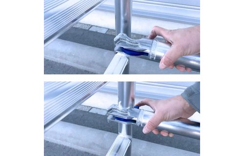 ASC rolsteiger vrijstaand 135 x 300 x 10.2 mtr incl aanhanger