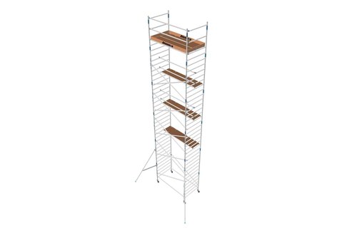 Steigeraanhanger met ALX Basic rolsteiger 135 x 250 x 12,2m wh