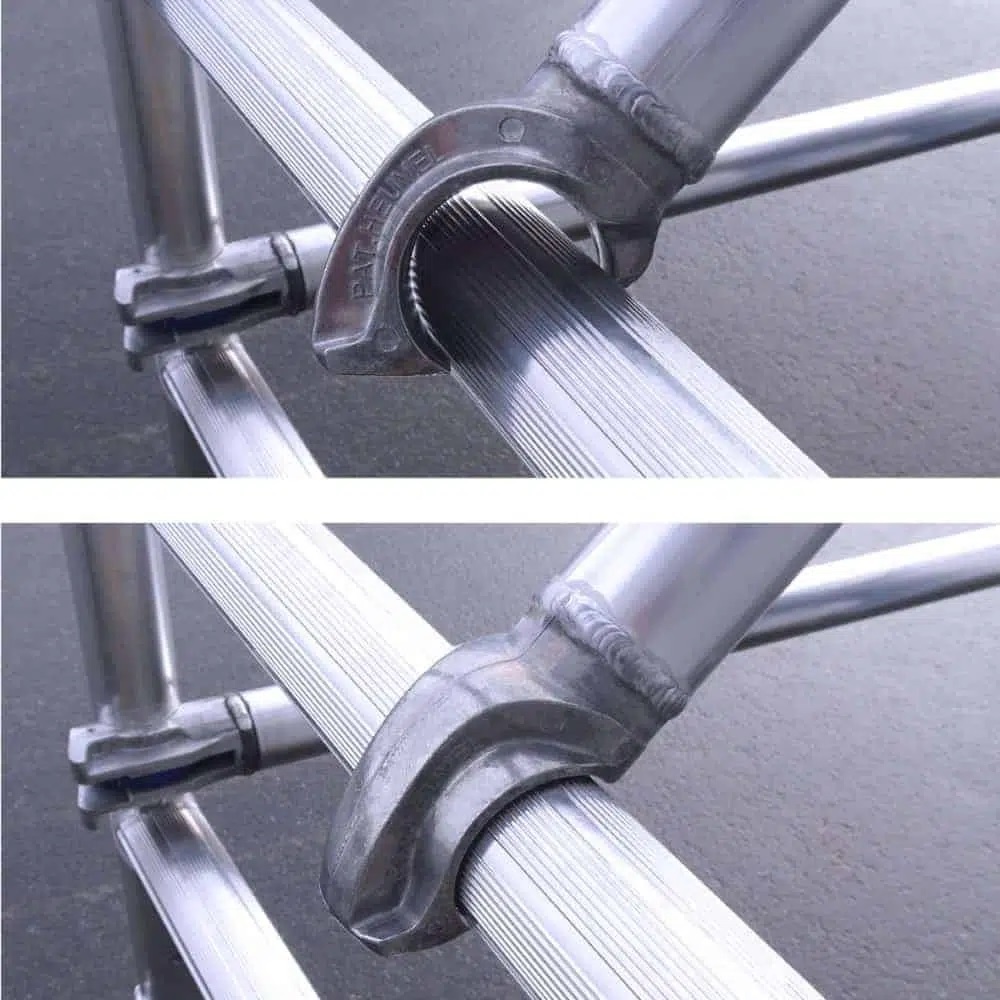 ASC rolsteiger vrijstaand 135 x 190 x 10.2 mtr incl aanhanger lichtgewicht platform