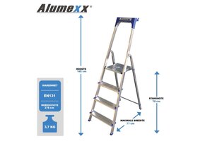 Alumexx ECO huishoudtrap 4 treeds
