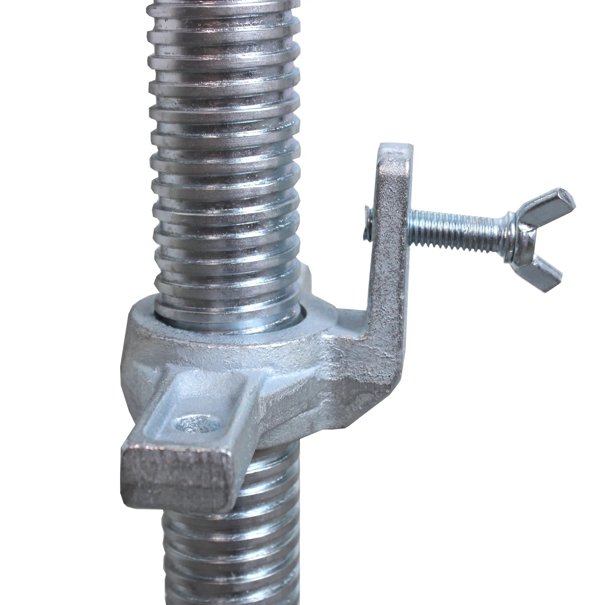 4 x Zwenkwiel nylon 200 mm op stalen spindel 800 KG