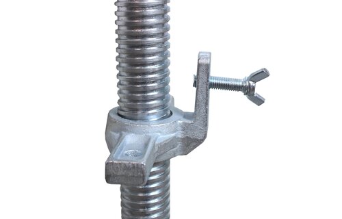 Zwenkwiel nylon 200 mm op stalen spindel 800 KG