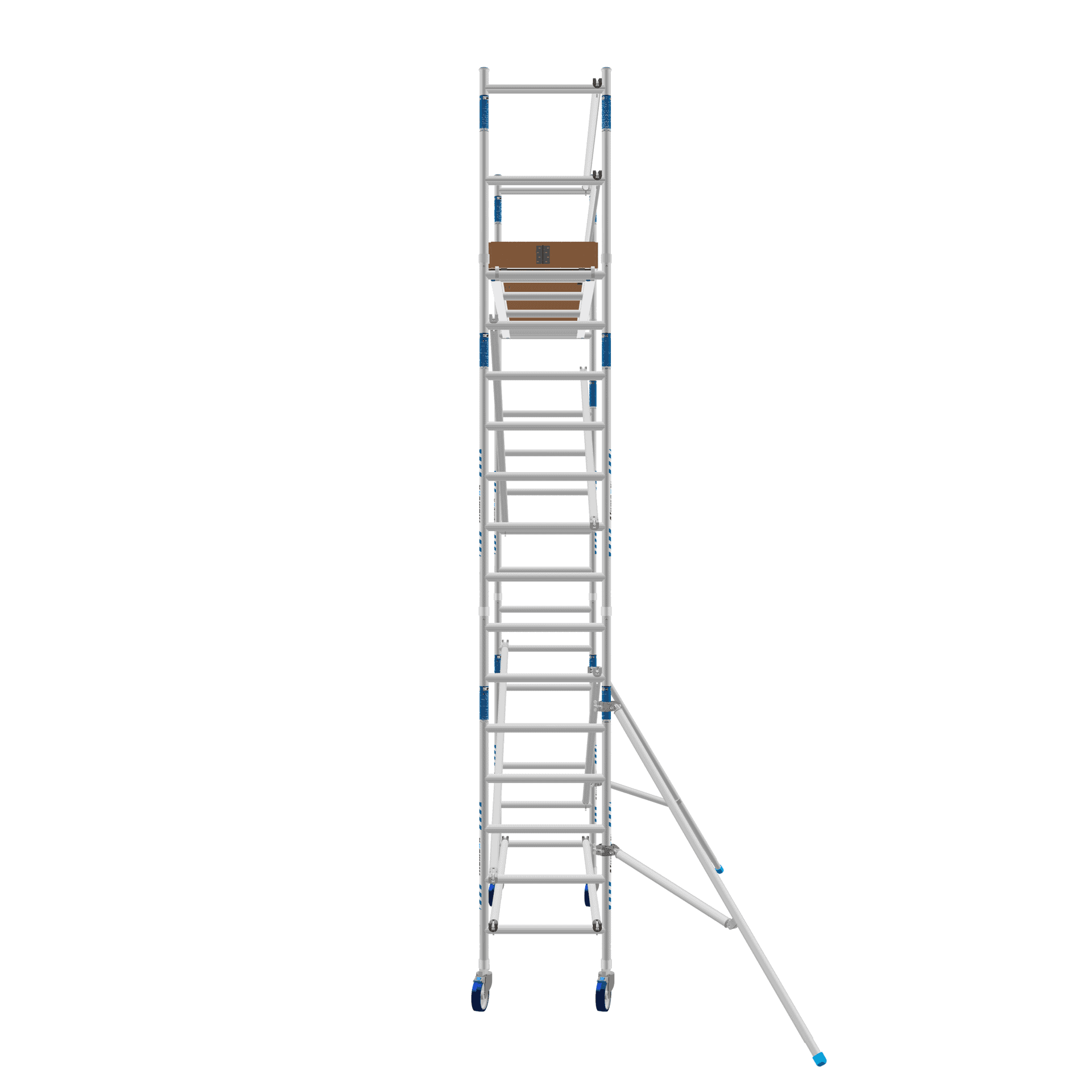 Tweedehands rolsteiger 75 x 250 x  6,2m werkhoogte lichtgewicht platform