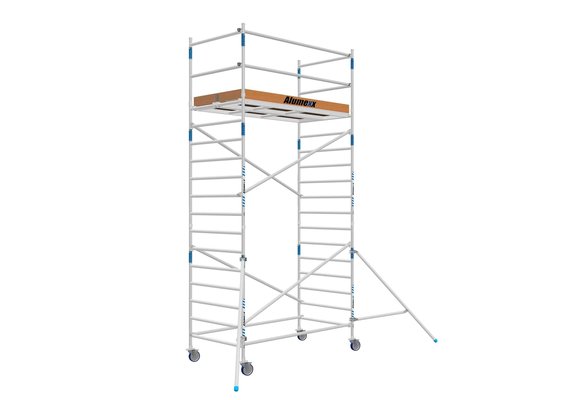 Tweedehands rolsteiger 135 x 250 x 6,2m werkhoogte lichtgewicht platform
