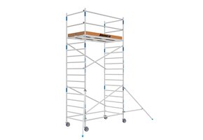 Tweedehands rolsteiger 135 x 300 x 6,2m werkhoogte lichtgewicht platform