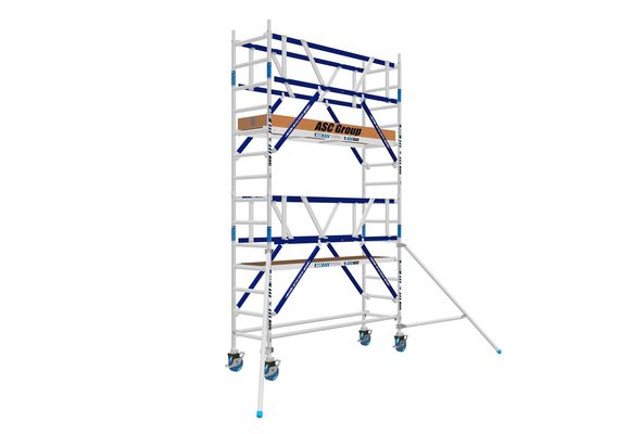 AGS Pro rolsteiger 75 x 250 x 5.2 wh tweezijdig