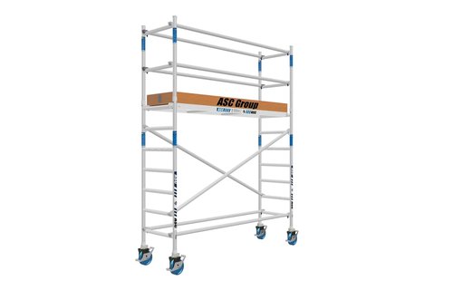 ASC rolsteiger 75 x 300 x 4.2 mtr werkhoogte  lichtgewicht platform