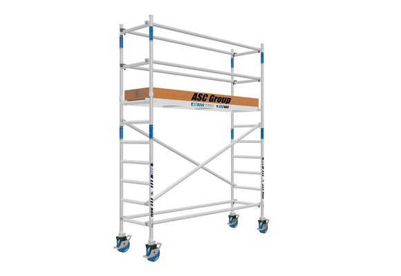 ASC rolsteiger 75 x 190 x 5.2 mtr werkhoogte lichtgewicht platform