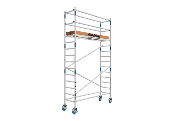 Fast clic Rolsteiger 75 x 190 x 5.2 mtr werkhoogte lichtgewicht platform