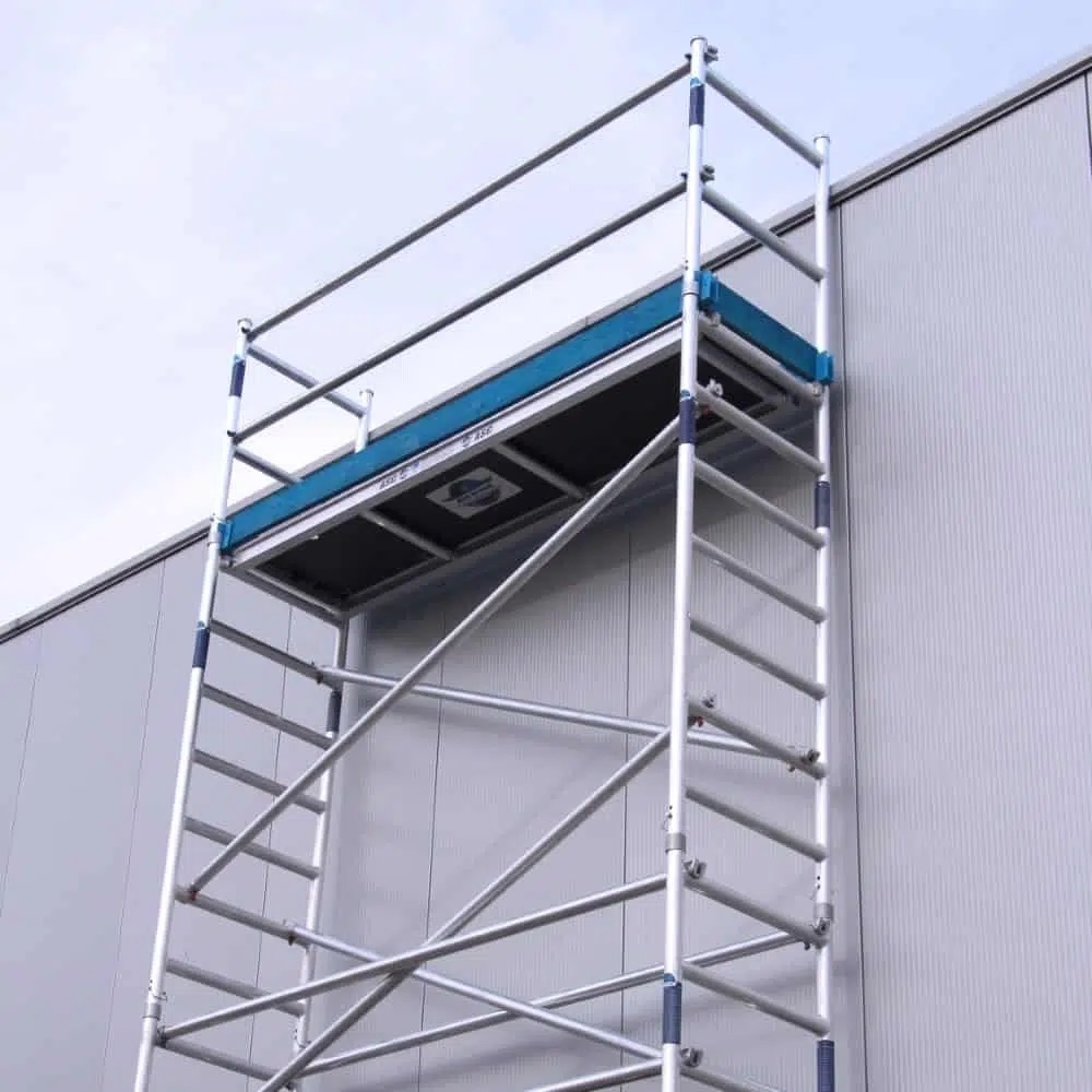 Fast clic Rolsteiger 75 x 190 x 6.2 mtr werkhoogte  lichtgewicht platform