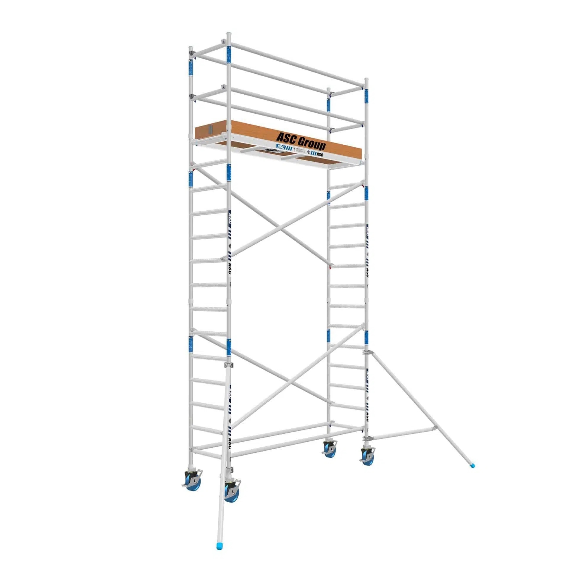 Fast clic Rolsteiger 75 x 300 x 6.2 mtr werkhoogte  lichtgewicht platform