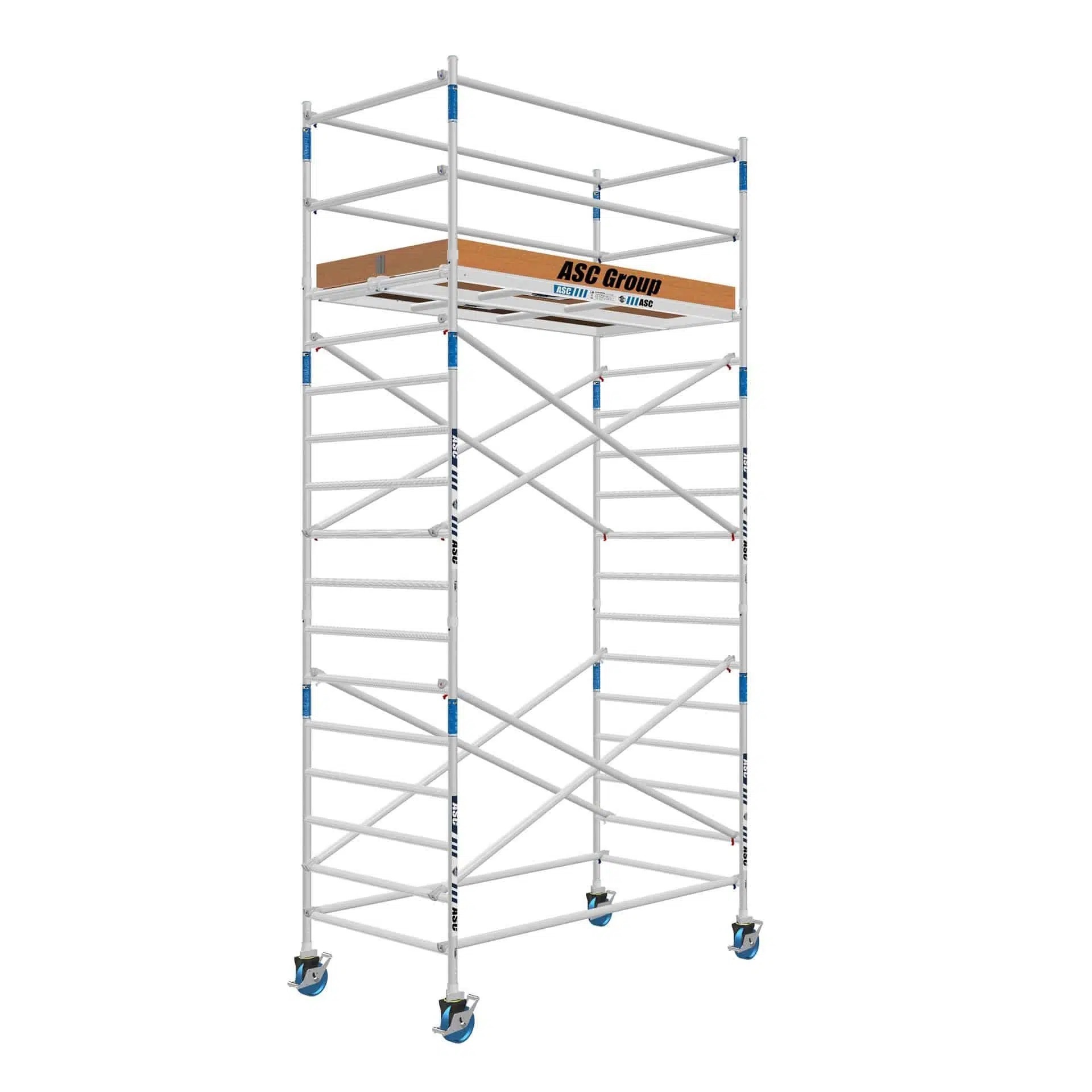 Fast clic Rolsteiger 135 x 250 x 6.2 mtr werkhoogte lichtgewicht platform