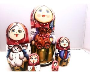wooden dolls that go inside each other